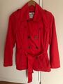 Esprit Trenchcoat Kurzmantel Jacke rot