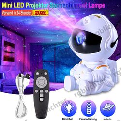 LED Astronaut Sternenhimmel Projektor Lampe Galaxy Nebula Aurora Star Nachtlicht