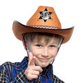 Western Cowboy Hut Kind - Kinderhut Sheriff Junior in braun