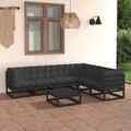 Garten Lounge Set Gartenmöbel Sofa Sitzgruppe 7-tlg. Kiefer Massivholz vidaXL