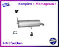 Endschalldämpfer für Peugeot 307 Break SW 2.0 16V Kombi Auspuff Montagesatz