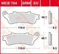 Bremsbelag für Honda VFR 800 FI RC46B Bj. 1998 TRW Lucas MCB704