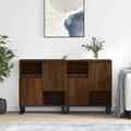 Sideboards 2 Stk. Braun Eichen-Optik Holzwerkstoff