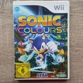 Sonic Colours in OVP Nintendo Wii Spiel (CD mit vielen Kratzern)