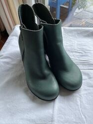 Loints Stiefelette Stiefelchen Leder in grün, Gr. 39, neuwertig !