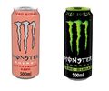 Monster Energy Drink Zero Sugar Peachy und Green 12 x 500 ml MHD: 05/2026