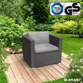 Gartenmöbel Poly Rattan Lounge Möbel ALU Garten Garnitur Sitzgruppe Sofa