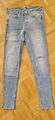 Damen ZARA Jeans Gr 34 Blau