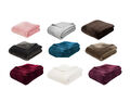 Gözze Premium Cashmere-Feeling Decke Tagesdecke Flauschdecke 100 % Polyester