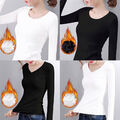 Damen Thermo Langarm Top Unterhemd Winter warm Ski Unterwäsche T-shirts Tops.↑