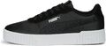 PUMA Damen Carina 2.0 Laser Cut Sneaker Damenschuhe Schwarz Gr. 42,5