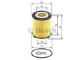 BOSCH F 026 407 166 Ölfilter  für MERCEDES-BENZ Filtereinsatz