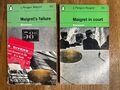 Georges Simenon - Maigret UK Pinguin 2 Vol PB Set - Konkurs - vor Gericht