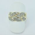  Designer Brillant Ring 14 Kt. Gelbgold Diamanten  ca.0,50 ct. Damen Nr.1657♦️♦️