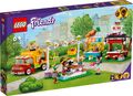 LEGO® 41701 Friends Streetfood-Markt Foodtruck Emma Nandi Sebastian BausteineNeu