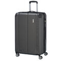 travelite CITY Anthrazit 77cm 124L 4 Rad Trolley Reisekoffer Gepäck erweiterbar