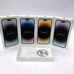 iPhone 14 Pro Max Verpackung OVP Box - KOMPLETTINHALT -Alle Farben - 128 256 512