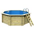 Holzpool KARIBU CLASSIC 2 Holzschwimmbecken 4,70m x 4,70m x 1,20m Achteckbecken