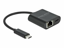 66644 Delock Netzwerkadapter USB-C 3.2 Gen 1 Gigabit Ethernet x + (nur Spann ~D~