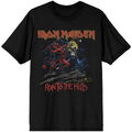 T-Shirt Iron Maiden Number Of The Beast Run To The Hills Distressed schwarz