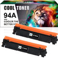 2x Toner für HP 94A CF294A LaserJet Pro M118dw MFP M148dw M148fdw M149fdw M118