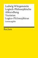 Logisch-Philosophische Abhandlung. Tractatus Logico-Philosophicus. Leseausg