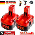 2x 3600mAh 14.4V Ni-MH Akku für Bosch BAT038 BAT040 BH1464 2607335465 2607335685