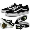 2024 NEU Herren DamenVans Old Skool Schwarz Weiß Sneaker Herren Skate Schuhe DE*