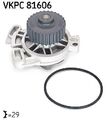 SKF Vkpc81606 Wasserpumpe Kühlmittelpumpe für Audi 90 B2 B3 Quattro 1977-1996