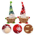  2 Pcs Süßigkeiten-Korb Geschenkkorb Dekoration Weihnachtliche Süßigkeitenkörbe