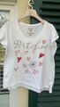 Grace T-Shirt Gr M weiss „Portofino „Pailletten 