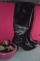 @ TAMARIS Stiefel, hoch/Langschaft, schwarz, Gr. 37, Kunstleder, Top Angebot @