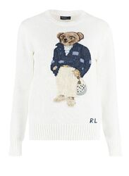 POLO RALPH LAUREN DONNA MAGLIA RALPH LAUREN ''POLO BEAR'' IN COTONE