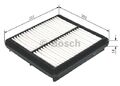 BOSCH (1 457 433 963) Luftfilter Filtereinsatz für CHEVROLET DAEWOO