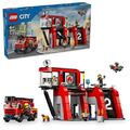 NEU LEGO City Feuerwache und Feuerwehrauto Hund Figur Spielzeug und 5 aus JAPAN