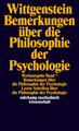 Bemerkungen über die Philosophie der Psychologie | Ludwig Wittgenstein | Deutsch