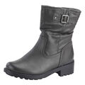 Neu Damen Stiefeletten Boots Stiefel Winterschuhe Leder-Optik Gefüttert 70796