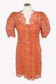 Sandro Damen Kleid Gr. 38 (FR 40) Orange Kleid Etuikleid Dress