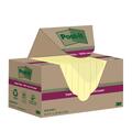 Post-it Super Sticky Recycling Notes Haftnotizen Extrastark Gelb, 12 Blöcke 622