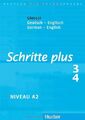 Schritte plus 3+4. Deutsch als Fremdsprache / Glossar Deutsch-Englisch – Glossar