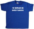 T-Shirt I'd Rather Be Baton wirbelndes Kinder