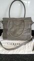 Liebeskind Berlin Tasche Glory9 Vintage Schultertasche Grau Leder +Staubbeutel