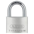 ABUS Vorhangschloss Vorhängeschloss 64 Lock-Tag Titalium inkl. 2 Schlüssel