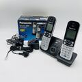 Panasonic KX-TG6822GB DECT Schnurlostelefon mit Anrufbeantworter (strahlungsarm,