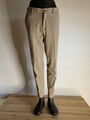 Schöne Stoffhose Beige Meliert Gr32