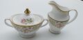 Royal Doulton Lichfield Zuckerdose Mit Deckel Und Milchgießer H5264  Tea Time 