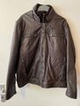 Milestone Lederjacke Lammleder in Braun Gr. M / 50