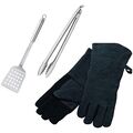 RÖSLE Barbecue Starter Set 3 tlg Handschuhe Wender Grillzange