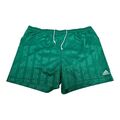 Adidas Vintage Shorts Gr. XL (D8) Baumwolle 90er grün kurze Hose Made Portugal