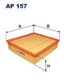 1x AP 157 FILTRON Luftfilter für MERCEDES-BENZ,VW